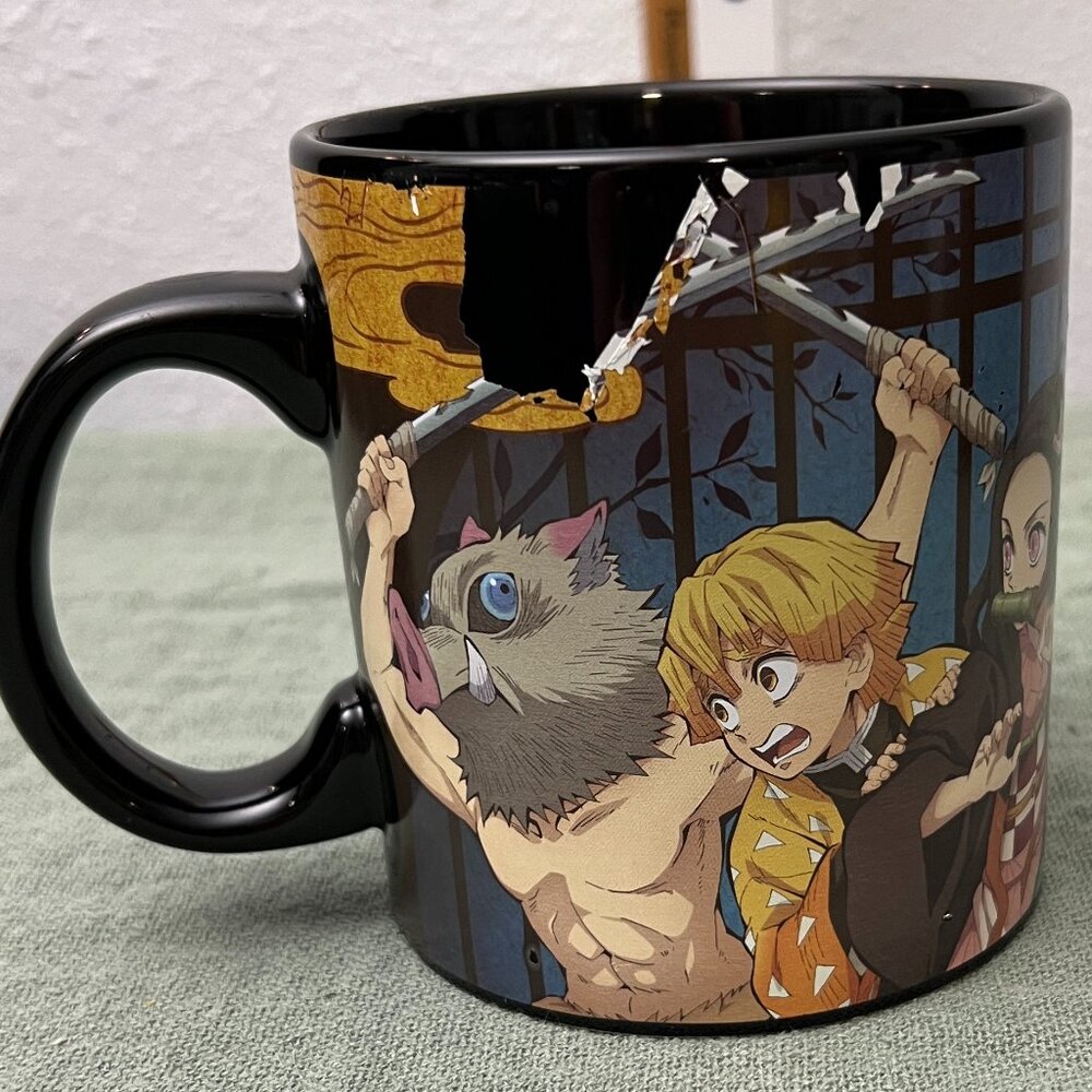 Demon Slayer Anime Tanjiro Nezuko Zenitsu Inosuke Ceramic Coffee Mug